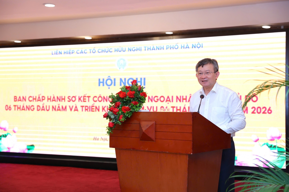 Ông Nguyễn Ngọc Kỳ, Chủ tịch Liên hiệp các tổ chức hữu nghị thành phố Hà NộI. (Ảnh: BTC)