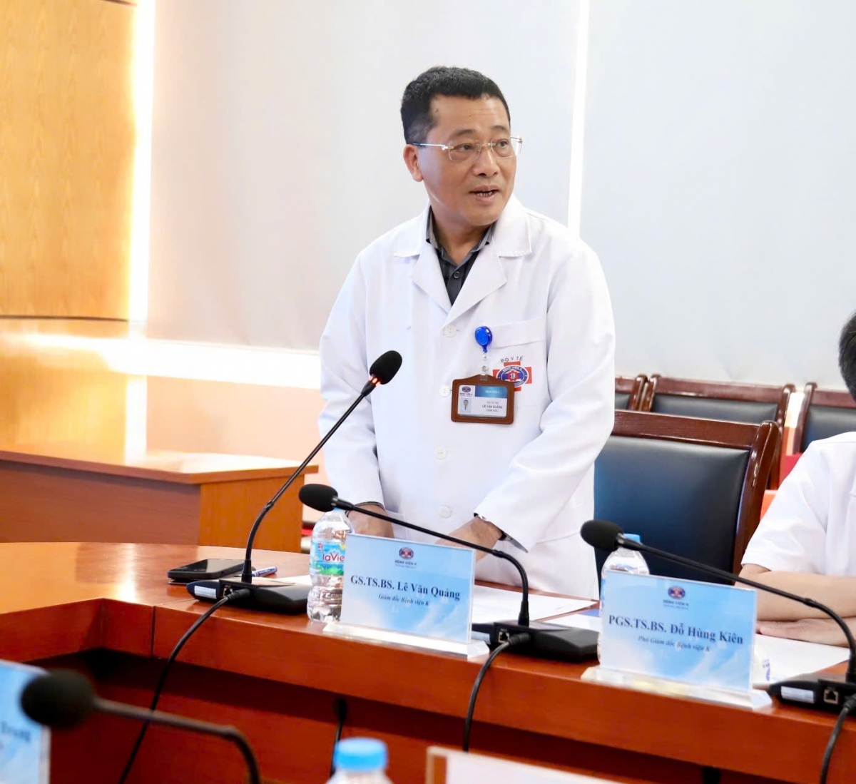 GS.TS Lê Văn Quảng. Giám đốc Bệnh viện K tại lễ khai mạc Khóa đào tạo