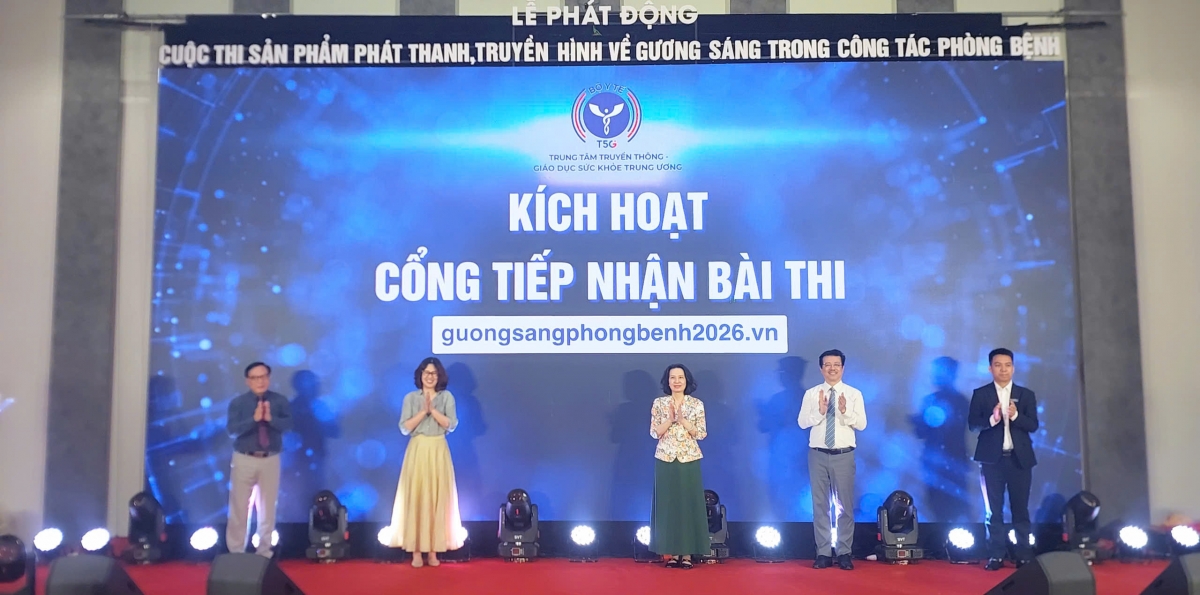 Cuộc thi sản phẩm phát thanh, truyền hình về gương sáng trong công tác phòng bệnh năm 2026 được chính thức phát động sáng 16-7-2026.