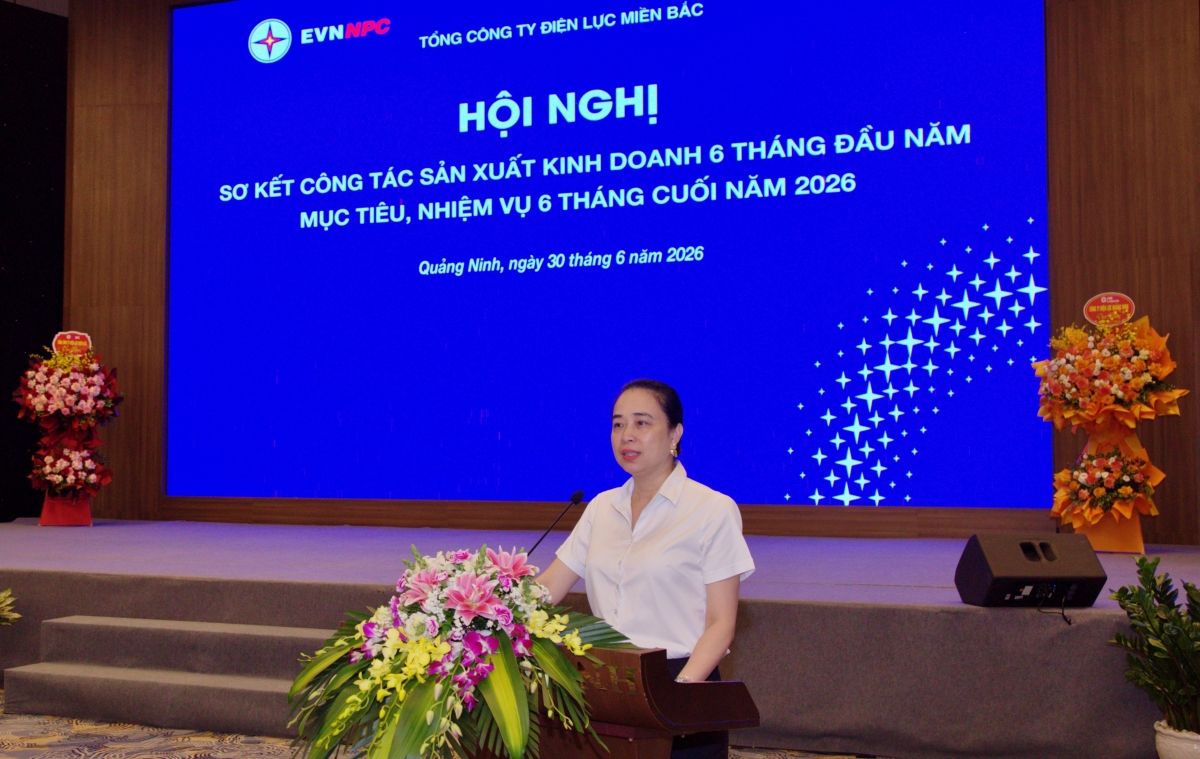 Bà Đỗ Nguyệt Ánh - Chủ tịch Hội đồng Thành viên Tổng Công ty Điện lực miền Bắc (EVNNPC)