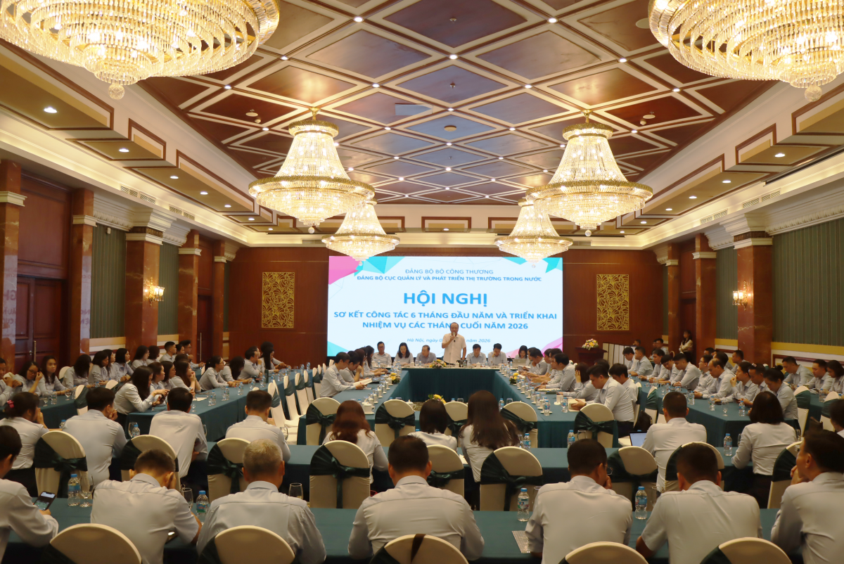Toàn cảnh Hội nghị sơ kết công tác 6 tháng đầu năm và triển khai nhiệm vụ các tháng cuối năm 2026