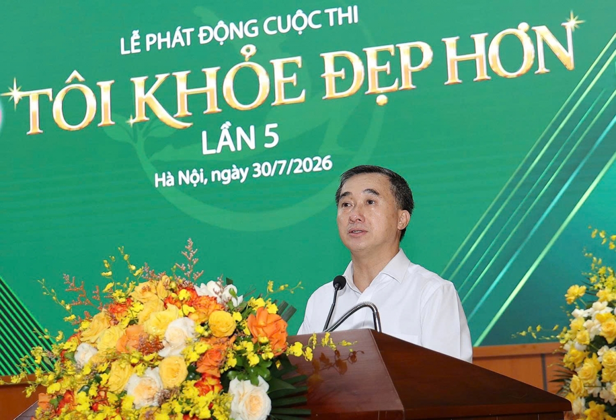 GS.TS Trần Văn Thuấn phát biểu tại Lễ phát động cuộc thi