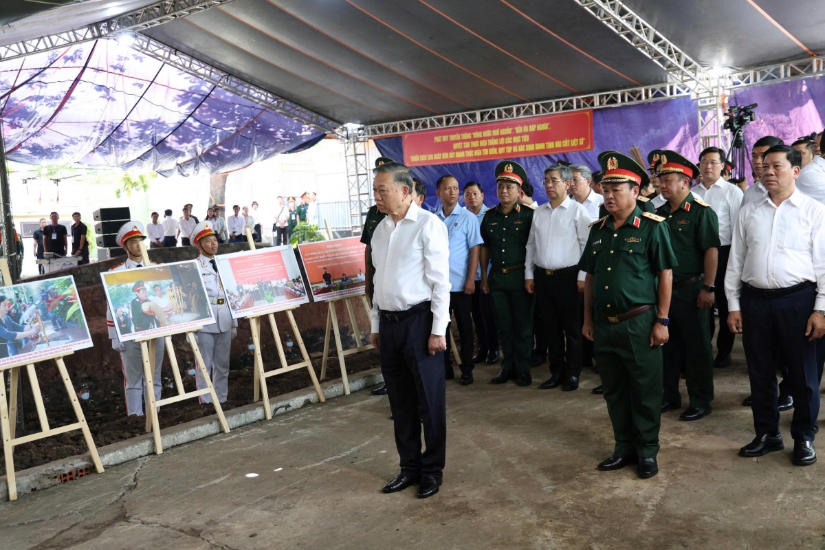 Tổng Bí thư, Chủ tịch nước Tô Lâm: Đảng, Nhà nước không bao giờ quên những người đã hy sinh vì đất nước, vì dân tộc