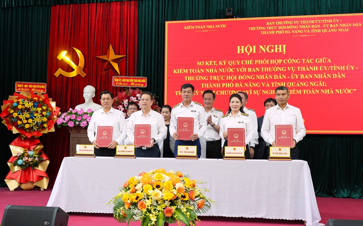 Kiểm toán Nhà nước ký quy chế phối hợp công tác với thành phố Đà Nẵng