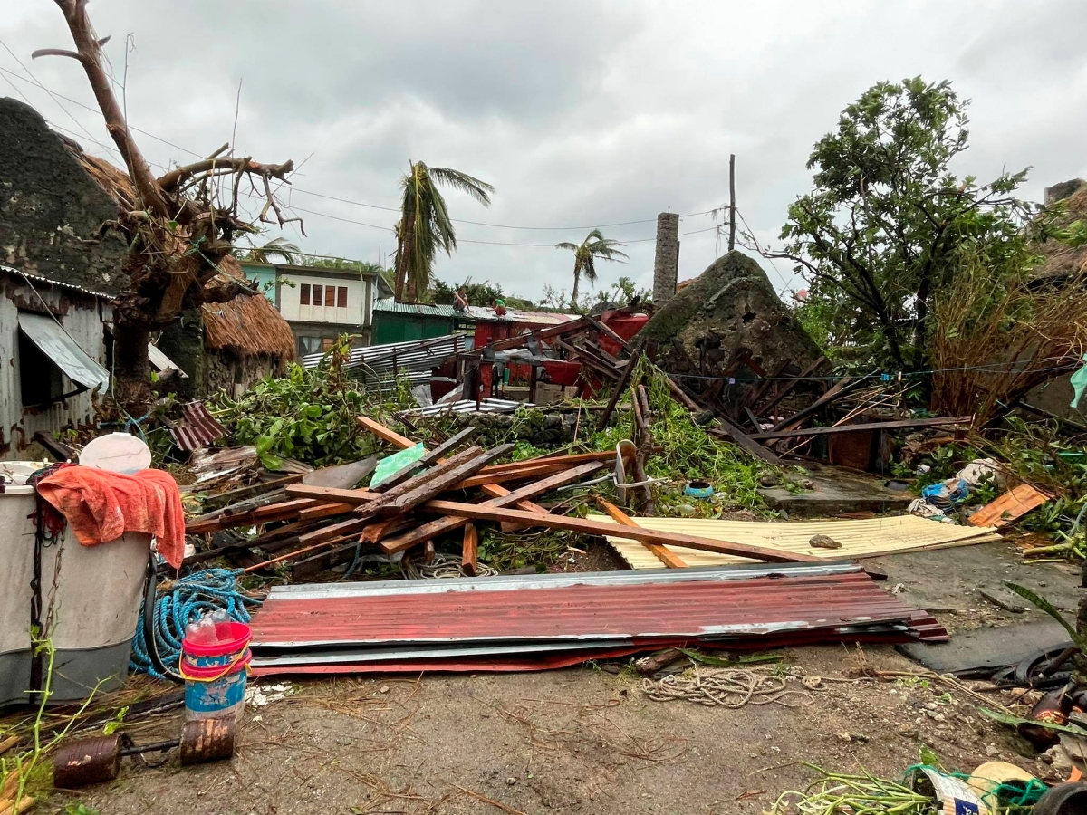 Philippines thường xuyên đối mặt với các cơn bão gây nhiều thiệt hại- Ảnh minh họa Reuters