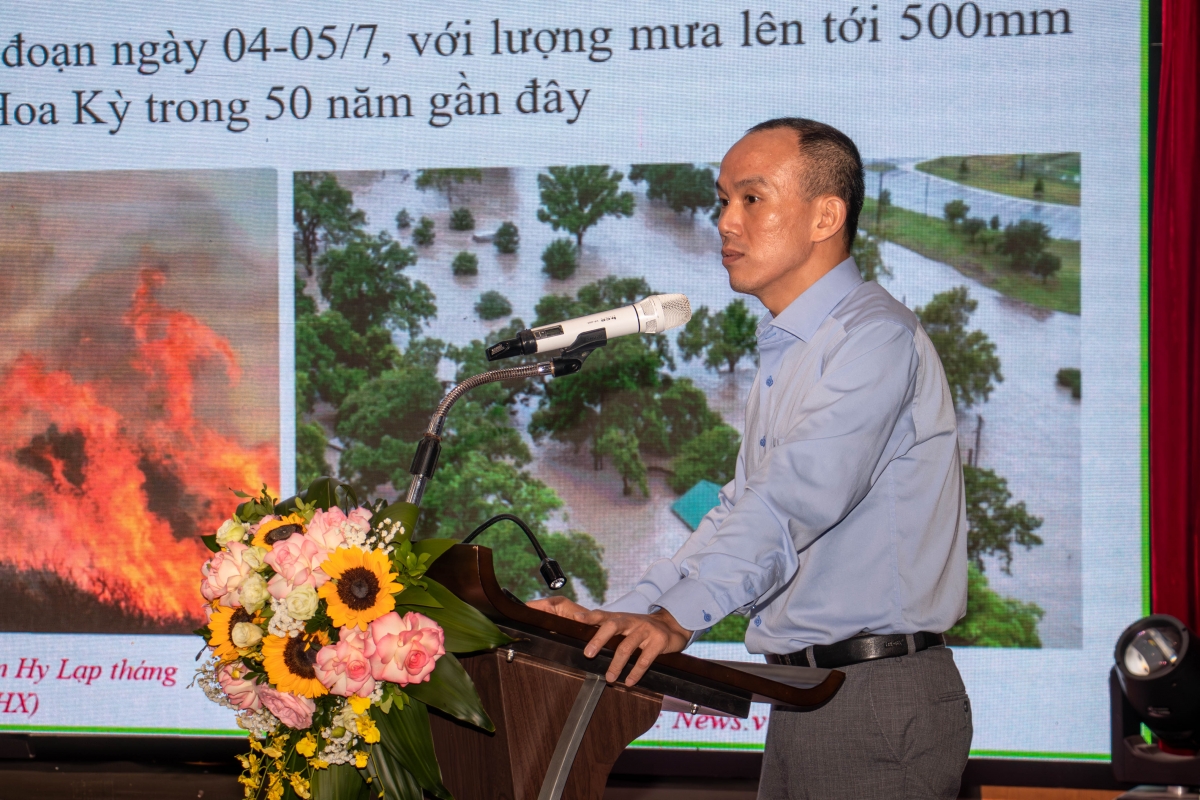 Ông Hoàng Phúc Lâm, Phó Giám đốc Trung tâm Dự báo KTTV Quốc gia