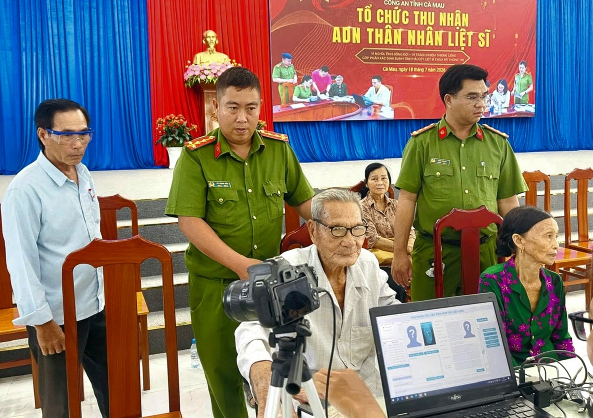 Công an tỉnh Cà Mau sẽ ra quân lấy mẫu ADN từ ngày 18-20/7