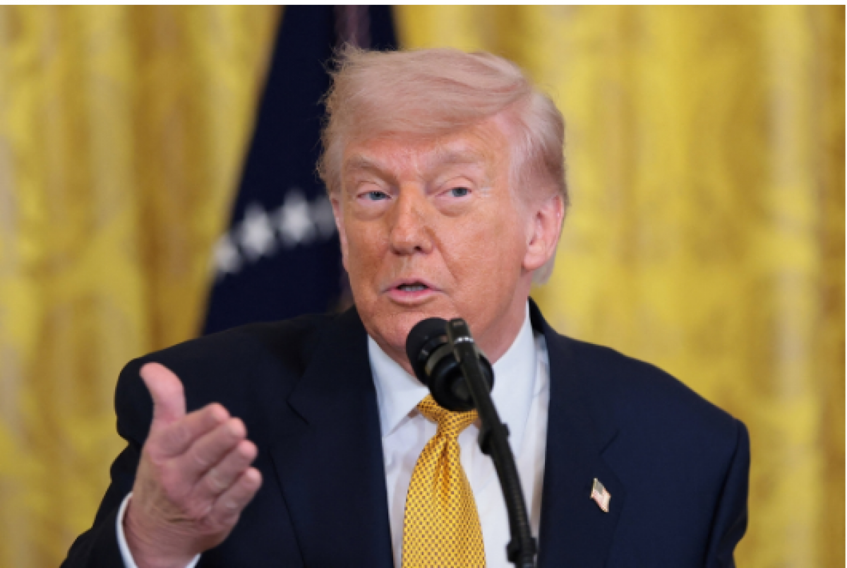 Tổng thống Mỹ Donald Trump phát biểu tại một sự kiện ở Nhà Trắng ngày 6/5/2026. Ảnh: Reuters