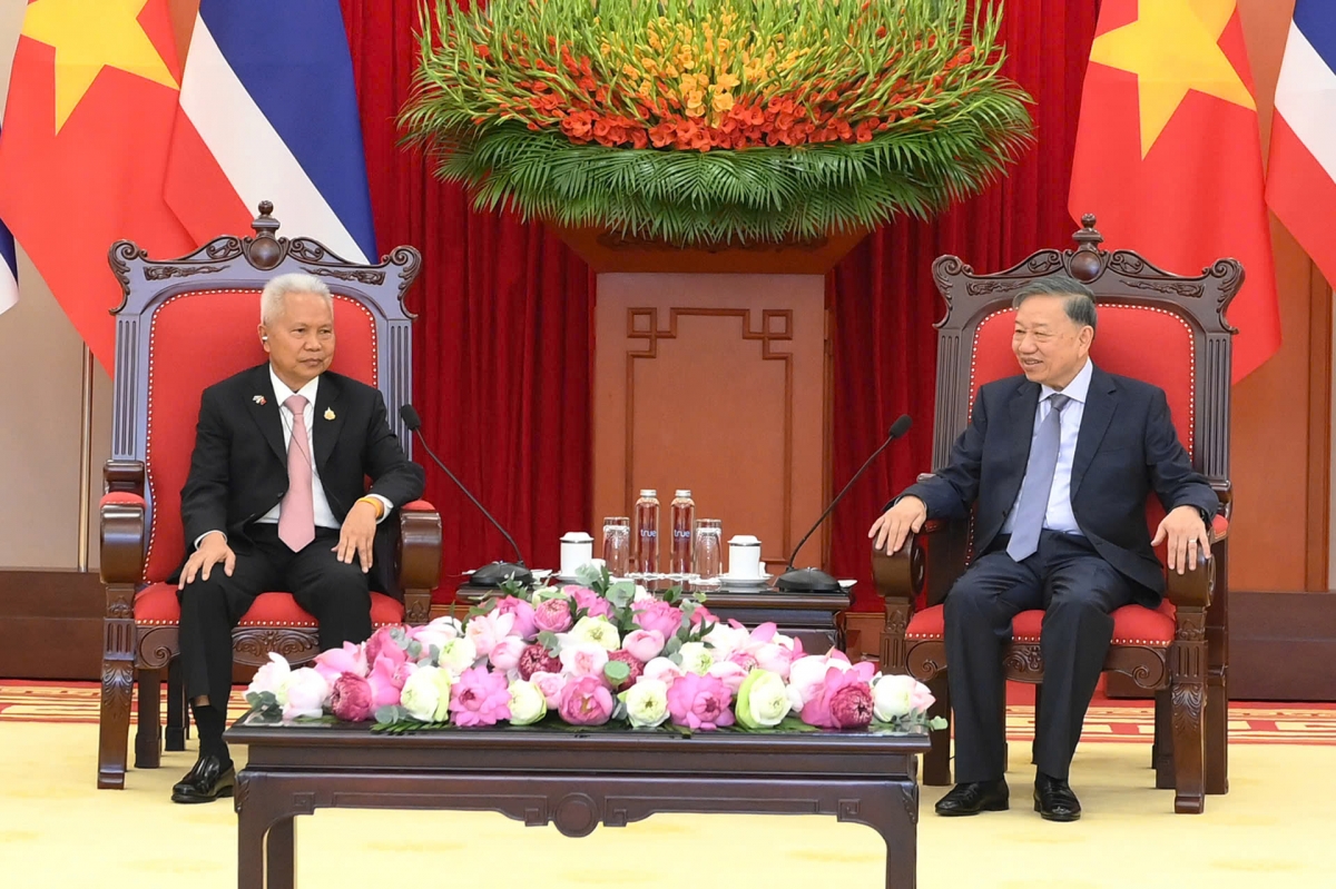 Tổng Bí thư, Chủ tịch nước Tô Lâm tiếp Chủ tịch Quốc hội kiêm Chủ tịch Hạ viện Vương quốc Thái Lan