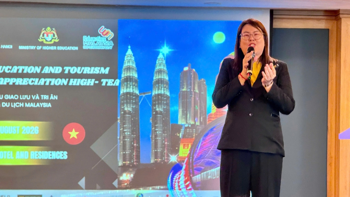 Các đại diện phát biểu tại sự kiện kết nối giáo dục Malaysia - Việt Nam