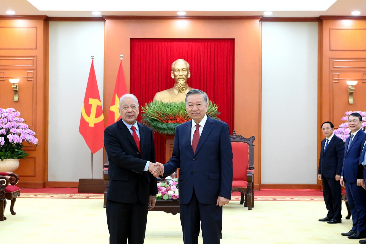 Tổng Bí thư, Chủ tịch nước Tô Lâm và đồng chí Alberto Anaya Gutierrez, Tổng Bí thư Đảng Lao động PT