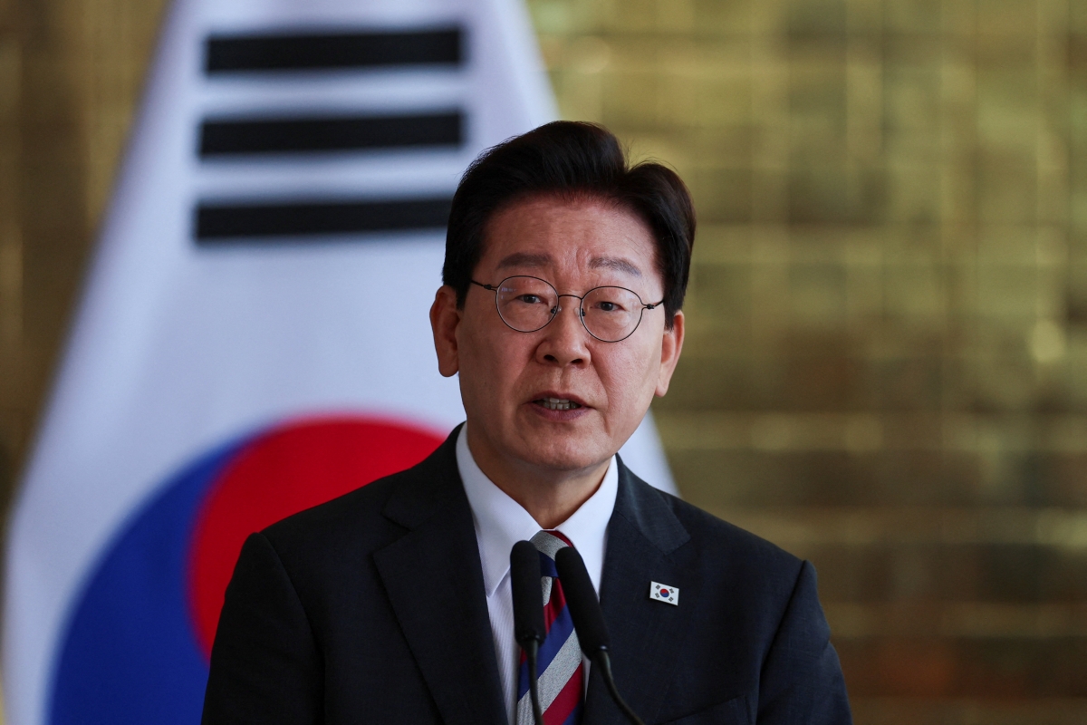 Tổng thống Hàn Quốc Lee Jae-myung. Ảnh reuters