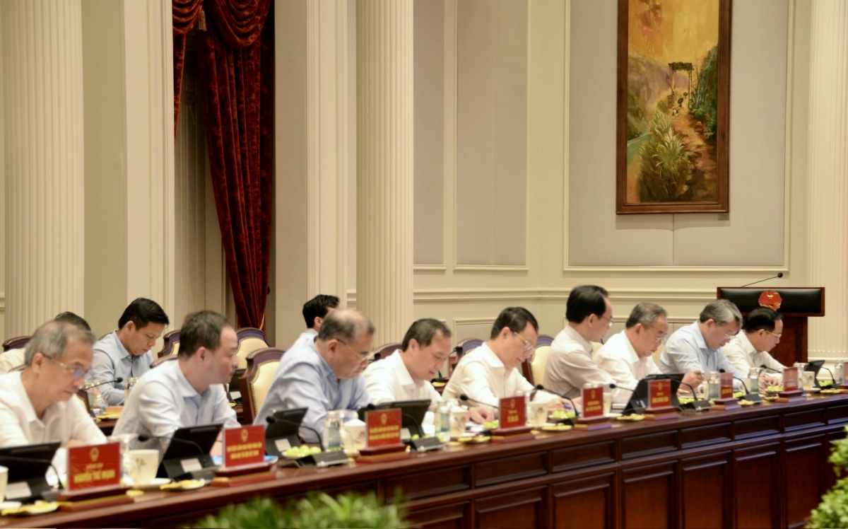 Các đại biểu dự buổi làm việc
