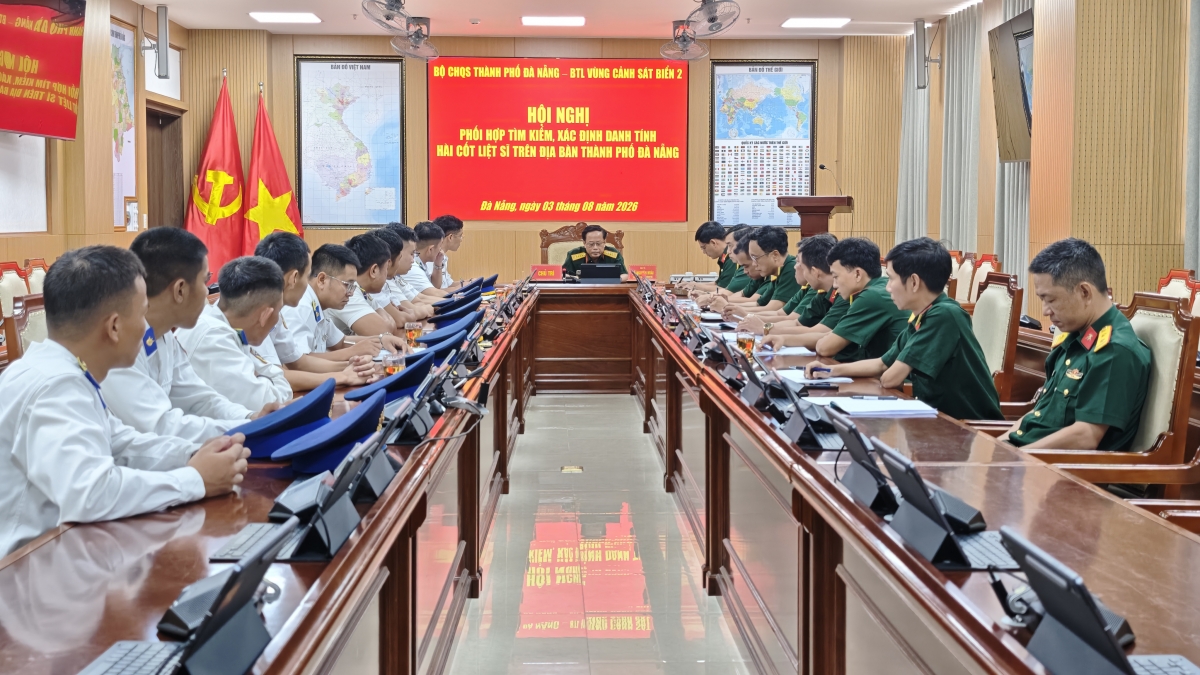 Bộ Tư lệnh Vùng Cảnh sát biển 2 phối hợp với Bộ Chỉ huy Quân sự thành phố Đà Nẵng triển khai các Tổ công tác tham gia thực hiện “Chiến dịch 500 ngày đêm đẩy mạnh thực hiện tìm kiếm, quy tập và xác định danh tính hài cốt liệt sĩ”