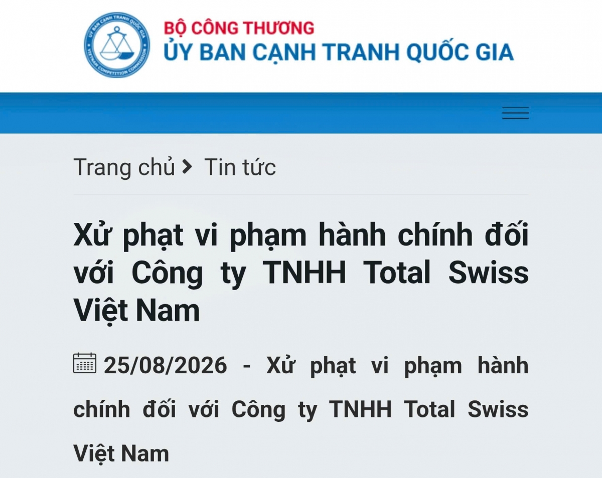 Nguồn: Ban quản lý hoạt động kinh doanh theo phương thức đa cấp