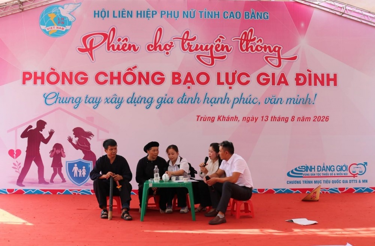 Hội Phụ nữ tỉnh Cao Bằng truyền thông về phòng chống BLGĐ_nguồn internet