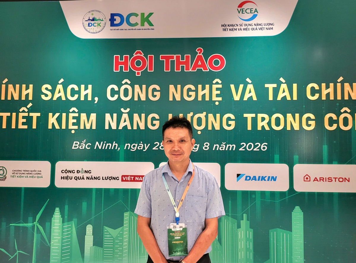 Chuyên gia năng lượng Hà Đăng Sơn: Bộ Công Thương đang xây dựng cơ chế cho Quỹ hỗ trợ đầu tư tiết kiệm năng lượng. Dự kiến tháng 10/2026, cơ chế này sẽ rõ ràng hơn, qua đó tạo thêm nguồn lực để doanh nghiệp đầu tư các giải pháp sử dụng năng lượng tiết kiệm và hiệu quả, đặc biệt trong lĩnh vực công nghiệp.