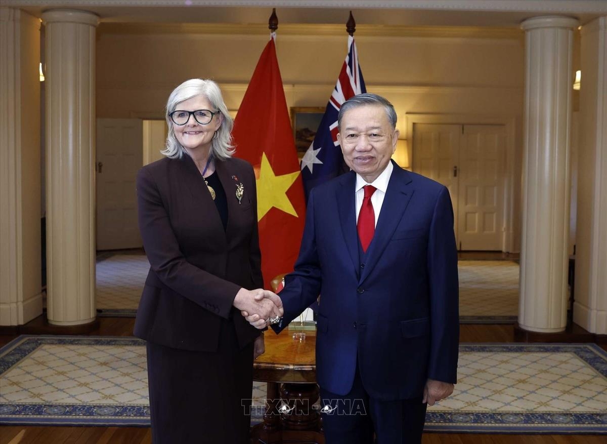 Toàn quyền Sam Mostyn chủ trì lễ đón Tổng Bí thư, Chủ tịch nước Tô Lâm thăm cấp Nhà nước Australia