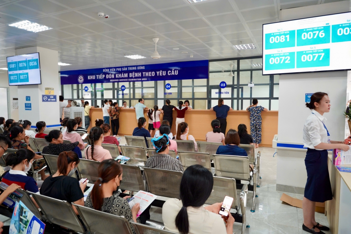Trong ngày hôm nay, Bệnh viện đã đón hàng trăm bệnh nhân đến khám, điều trị