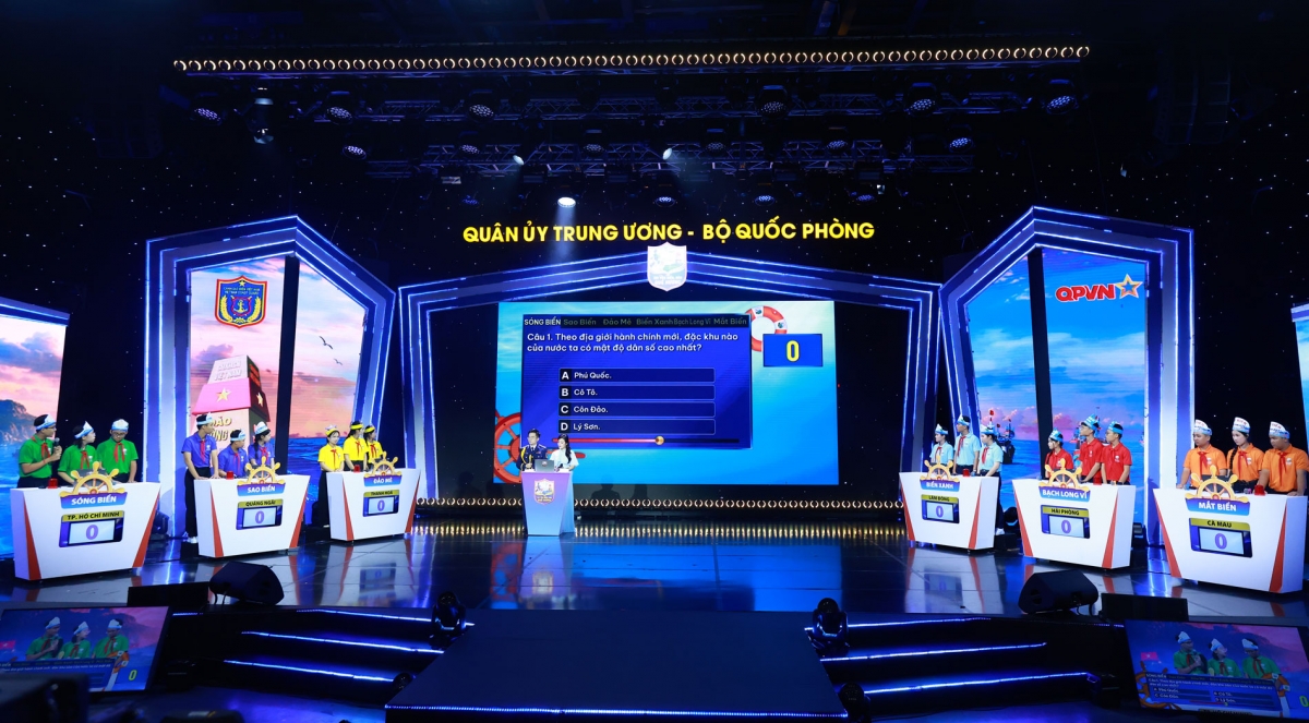 6 đội thi tranh tài tại vòng Chung kết toàn quốc. Ảnh: Đức Tĩnh