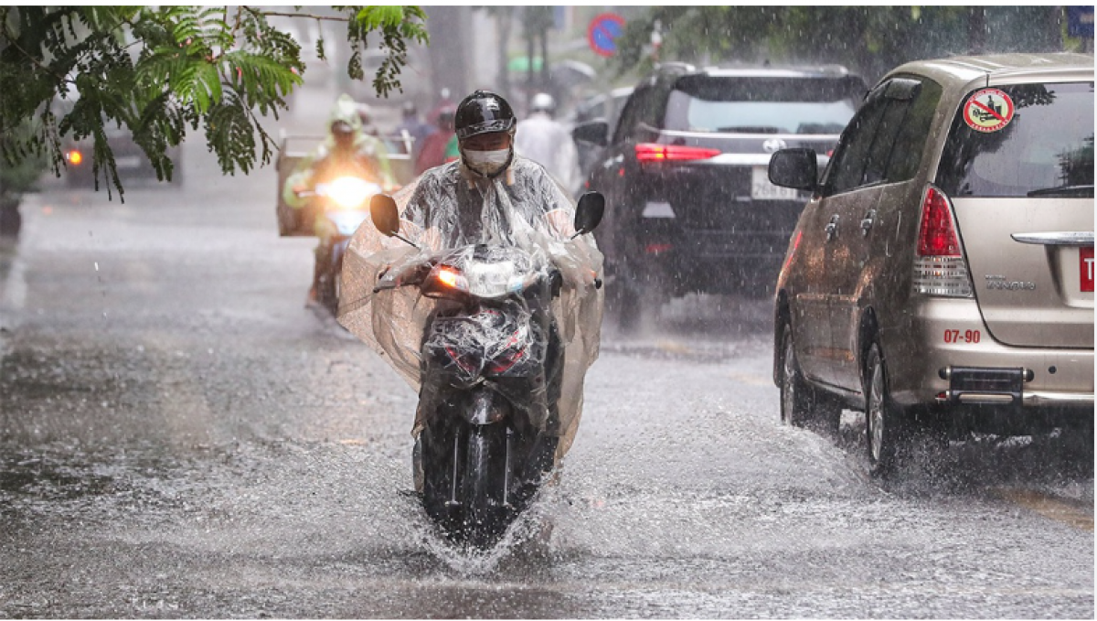 Bắc Bộ mưa lớn cục bộ