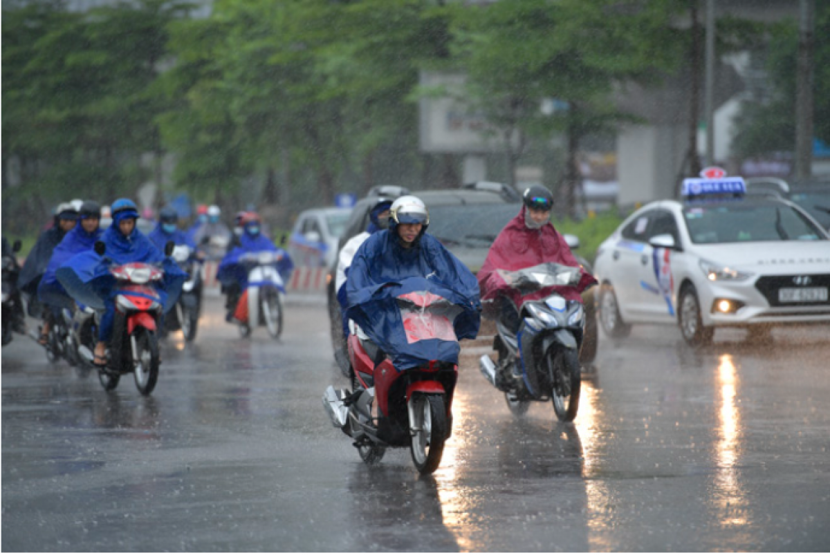 Bắc Bộ tiếp tục mưa dông