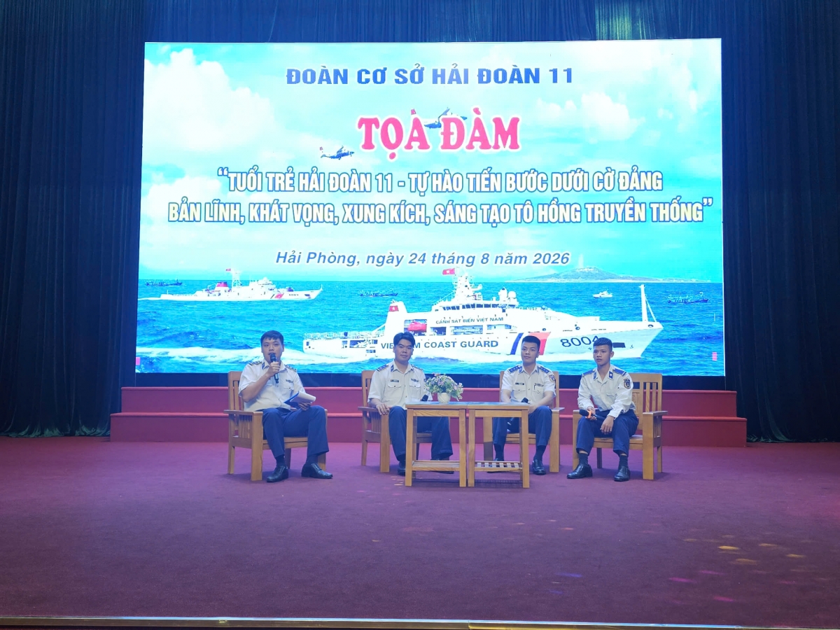 Tuổi trẻ Hải đoàn 11 lan tỏa khát vọng cống hiến qua Tọa đảm