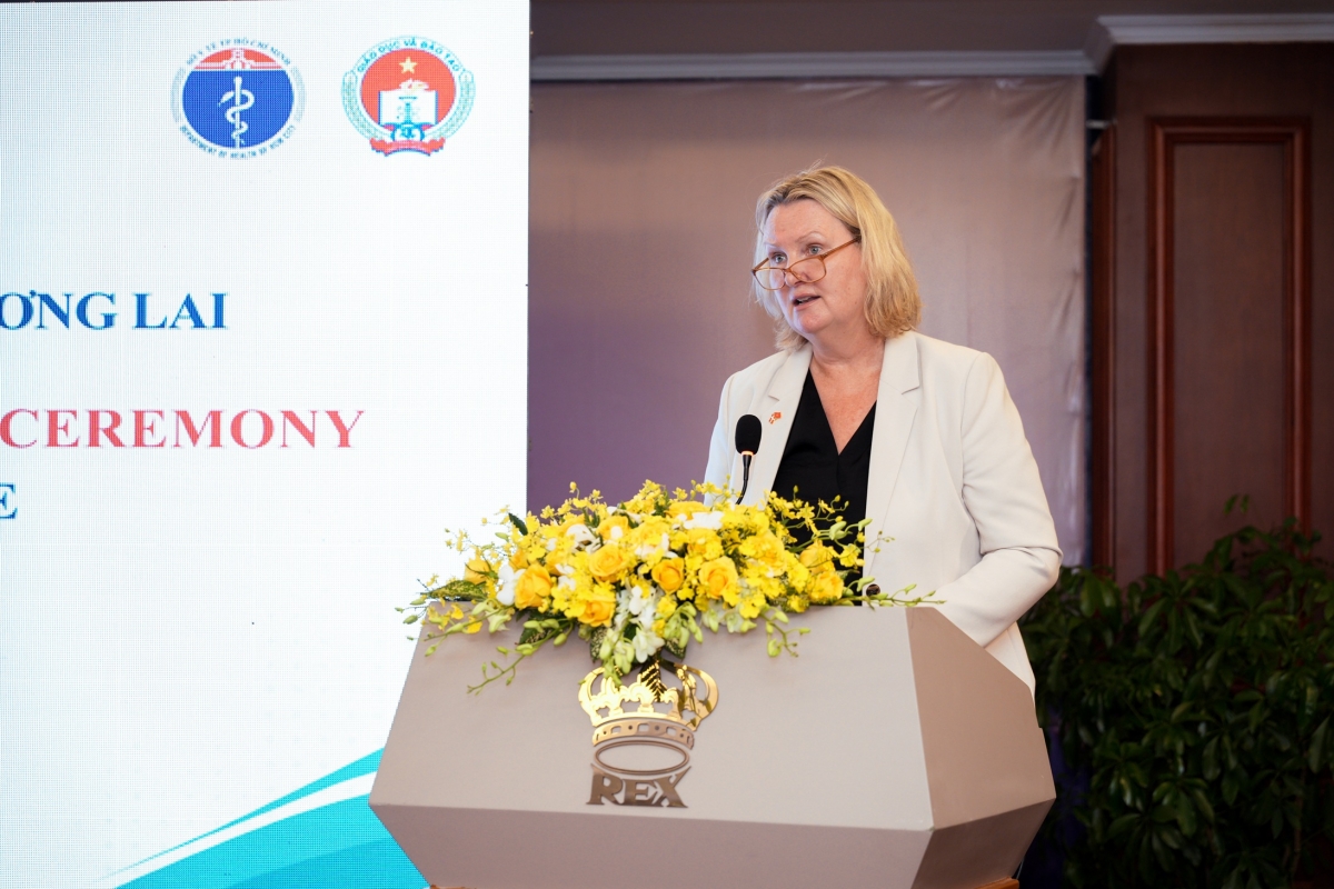 Bà Lina Gandløse Hansen Đại sứ Đan Mạch tại Việt Nam