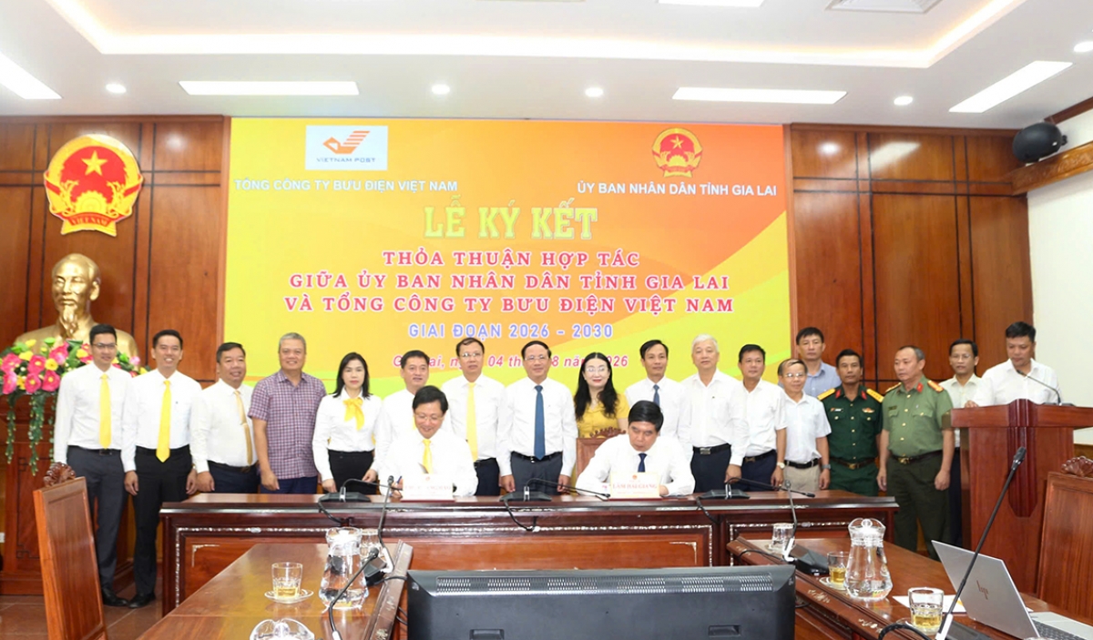 Gia Lai và Vietnam Post ký kết thỏa thuận hợp tác