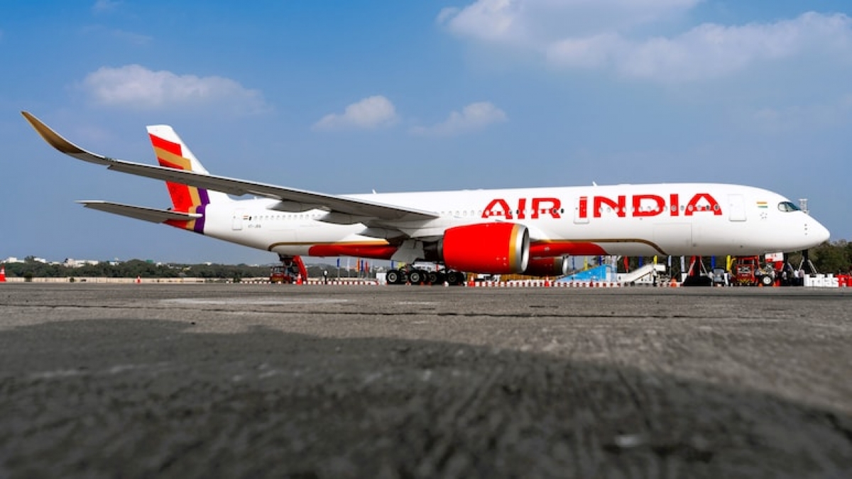 Hình ảnh chiếc máy bay của Air India. Ảnh: NDTV