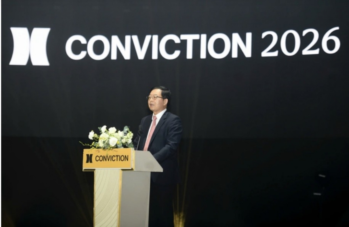 Phó thủ tướng Hồ Quốc Dũng phát biểu khai mạc Ngày hội Công nghệ TP.HCM - Conviction 2026