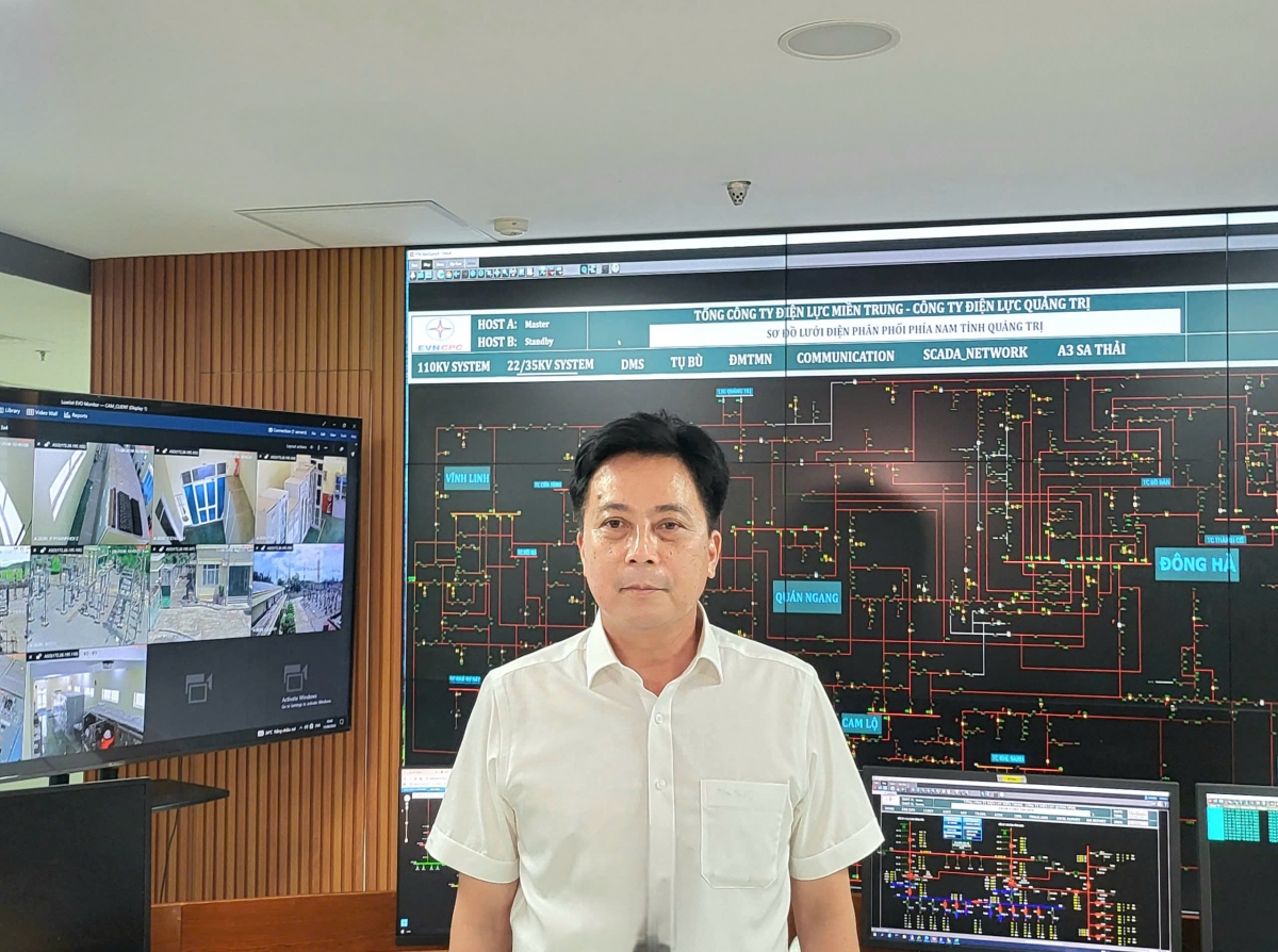 Ông Hoàng Hiếu Trung - Giám đốc Công ty Điện lực Quảng Trị