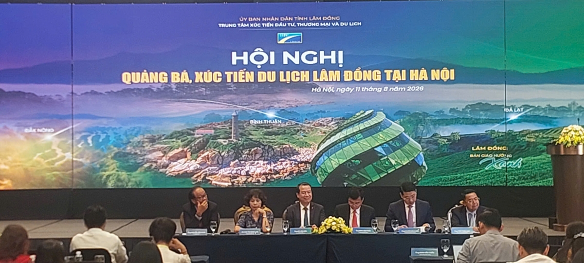 Hội nghị “Quảng bá, xúc tiến du lịch Lâm Đồng tại Hà Nội”.