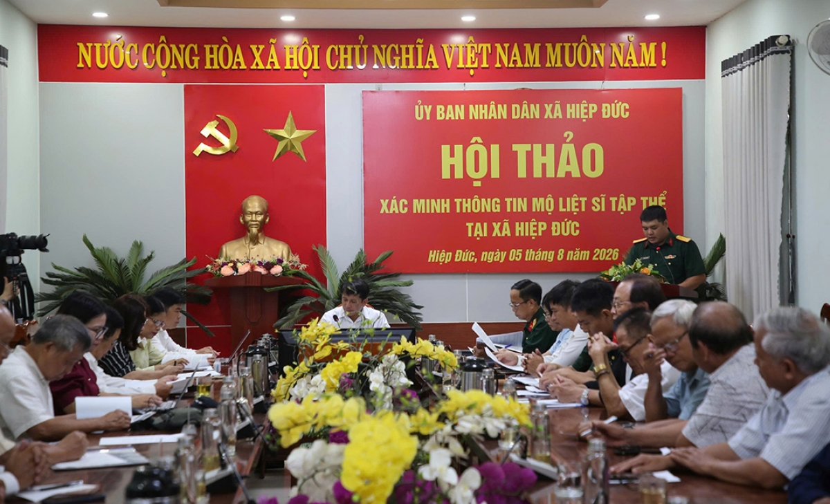 Hội thảo làm căn cứ để xác định thông tin các hài cốt nghi là liệt sĩ.