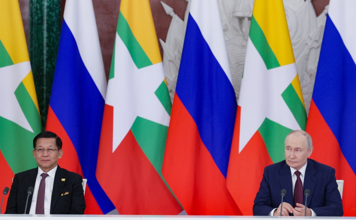 
Họp báo chung sau hội đàm. (Nguồn: Kremlin)