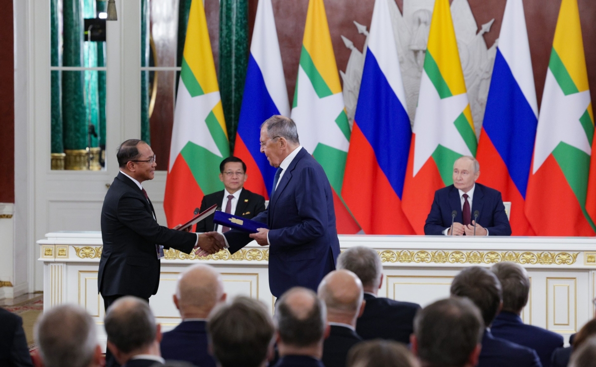 Nhân dịp này, hai bên ký 12 văn kiện hợp tác. (Nguồn : Kremlin)