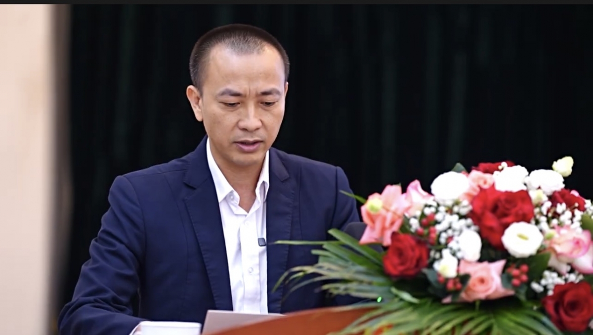 Ông Phạm Thế Quyền, Giám đốc Nghiên cứu và Phát triển Tập đoàn TH chia sẻ tại hội thảo. (Ảnh: BTC)