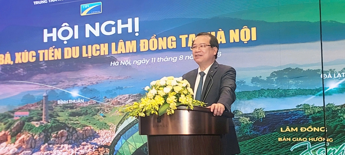 Phó Cục trưởng Cục Du lịch Quốc gia Việt Nam Hà Văn Siêu phát biểu chỉ đạo tại Hội nghị.