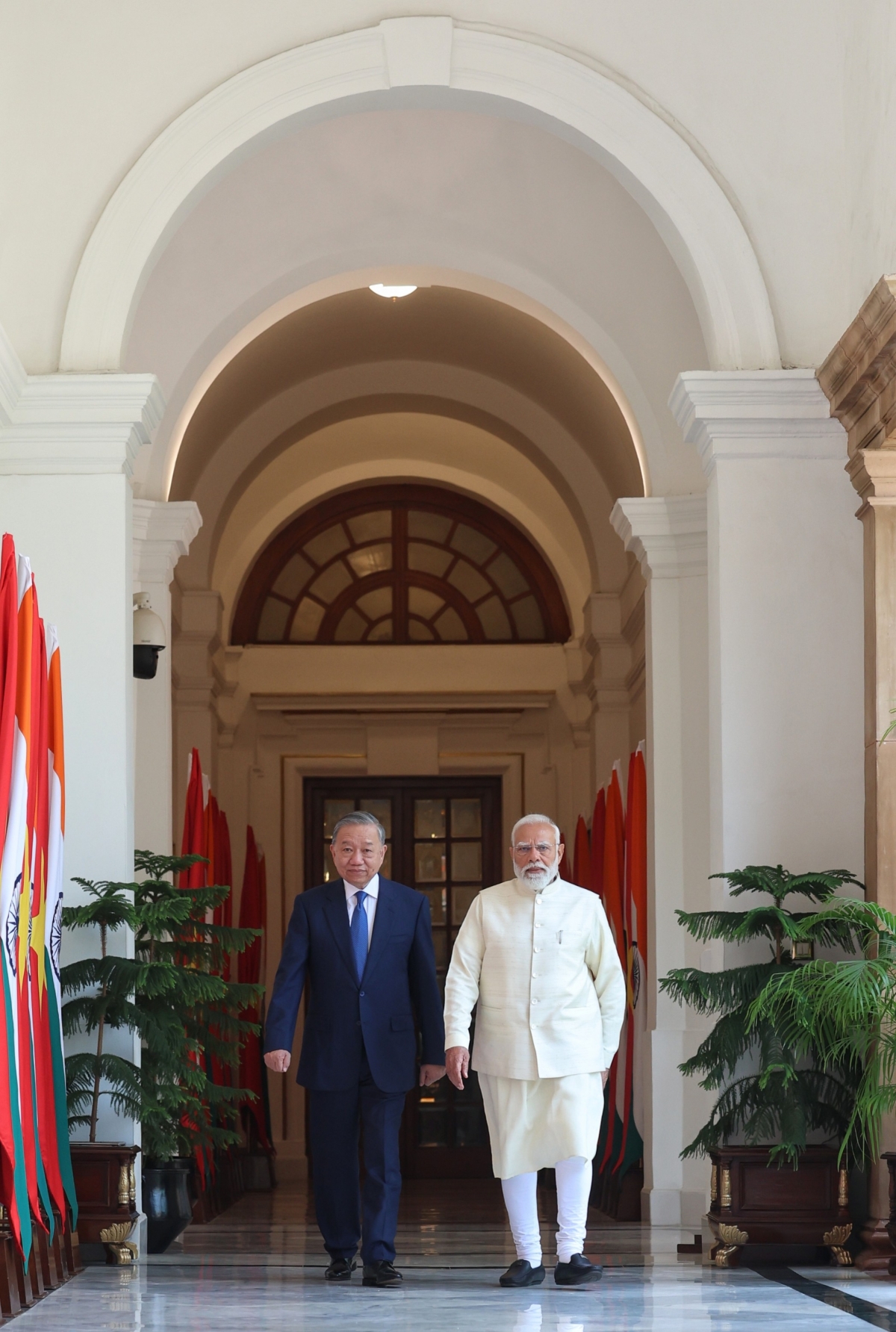 Tổng Bí thư, Chủ tịch nước Tô Lâm và Thủ tướng Ấn Độ Narendra Modi