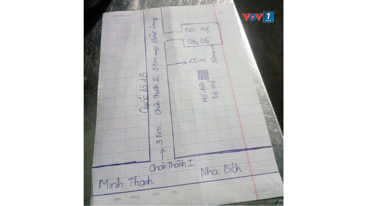 Hình vẽ do một nhân chứng cung cấp