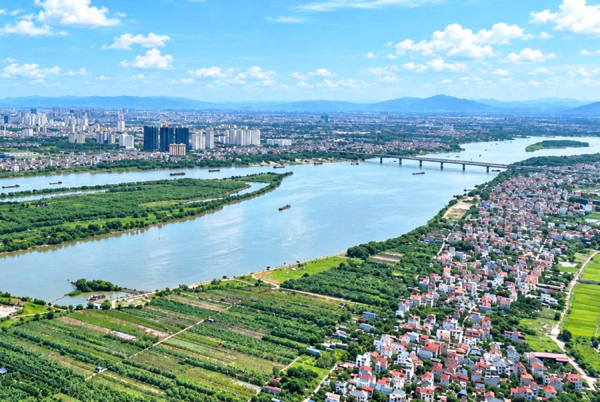 Các công viên được kỳ vọng sẽ trở thành những điểm nhấn xanh của Trục đại lộ cảnh quan sông Hồng.