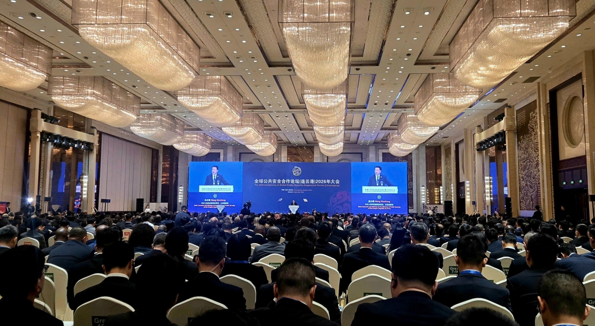 Phiên khai mạc Diễn đàn Hợp tác an ninh công cộng toàn cầu Liên Vân Cảng 2026