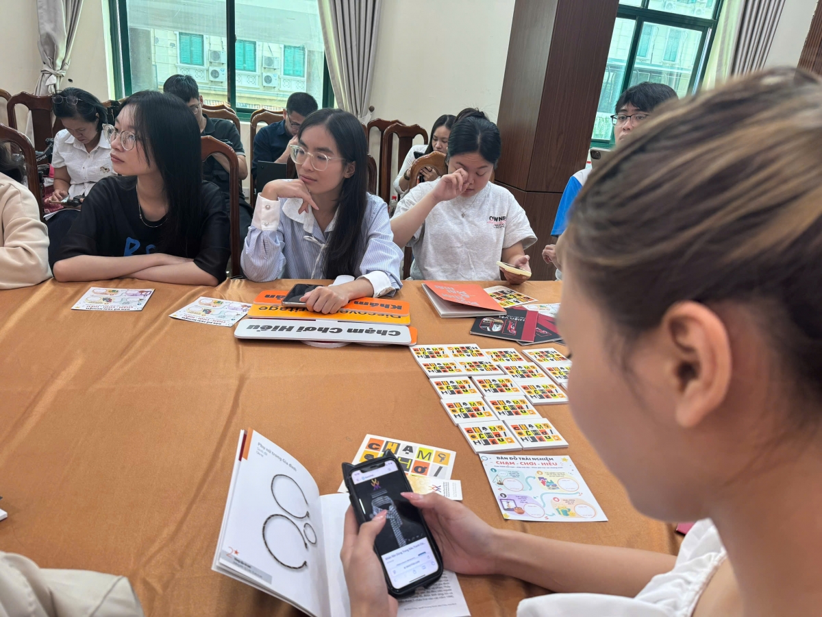 Điểm nhấn nổi bật là trải nghiệm “Trò chuyện với hiện vật” ứng dụng công nghệ AI và số hóa 3D