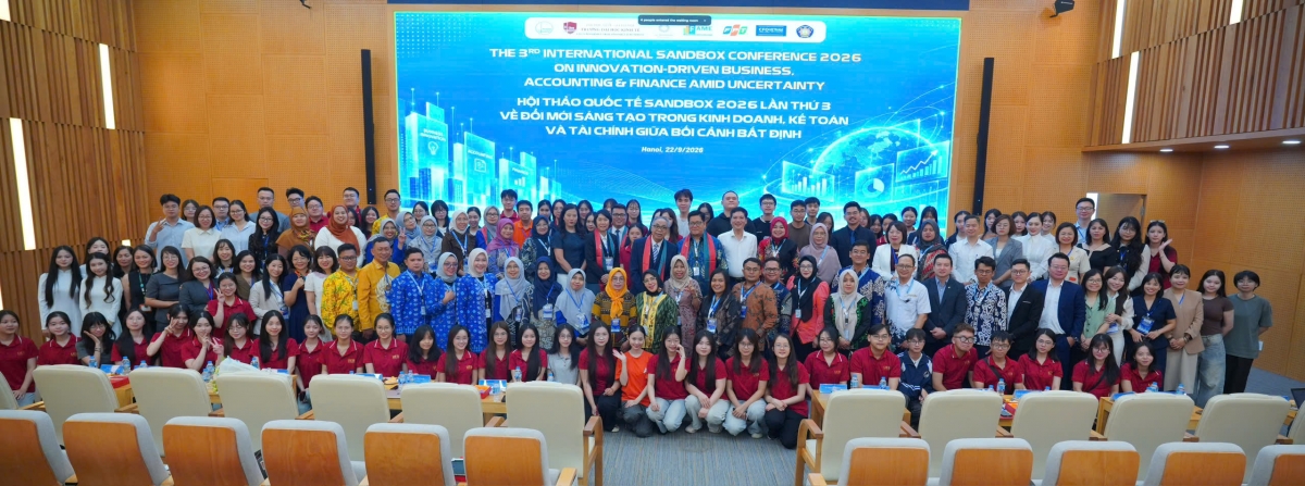 Hội thảo quốc tế SANDBOX 2026 lần thứ ba với nội dung: “Đổi mới sáng tạo trong Kinh doanh, Kế toán và Tài chính trong bối cảnh bất định”