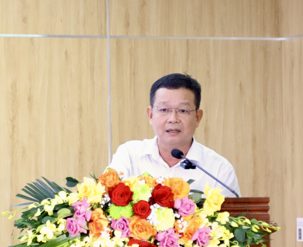 Ông Trần Thanh Tùng, Phó Giám đốc Quỹ Phòng bệnh phát biểu tại Lễ phát động