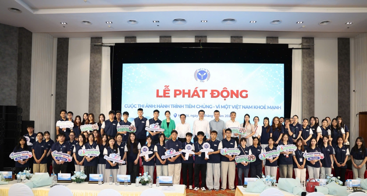 Cuộc thi có chủ đề “Hành trình tiêm chủng - Vì một Việt Nam khỏe mạnh”