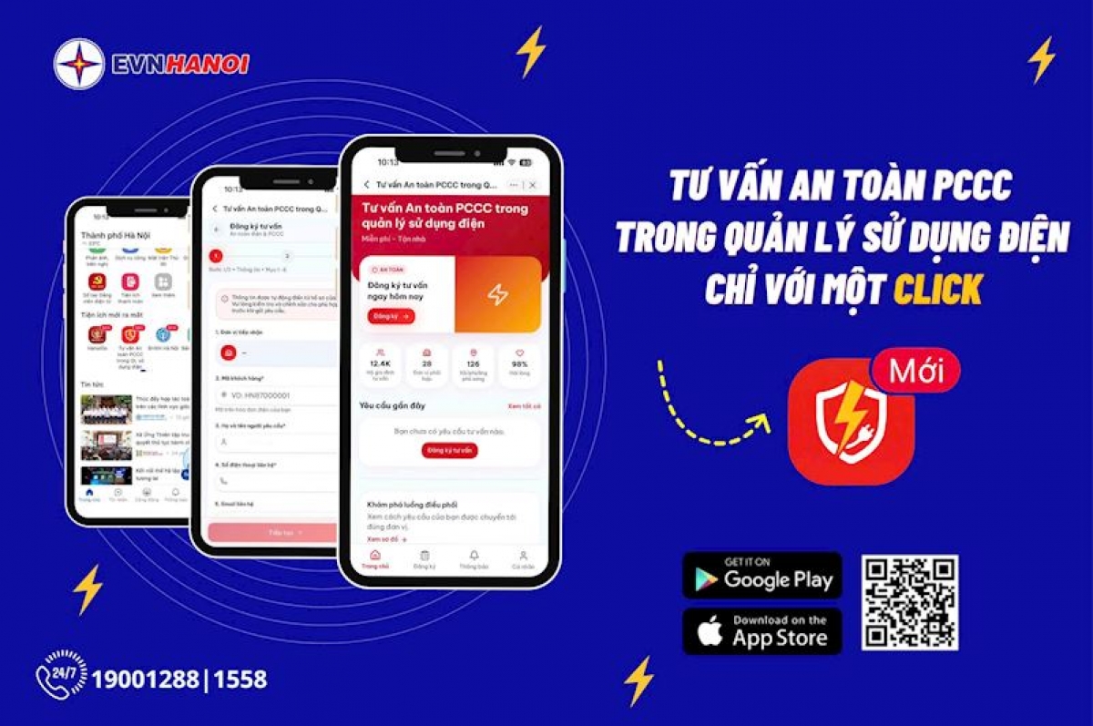 Mini app “Tư vấn an toàn PCCC trong quản lý và sử dụng điện” trên iHà Nội