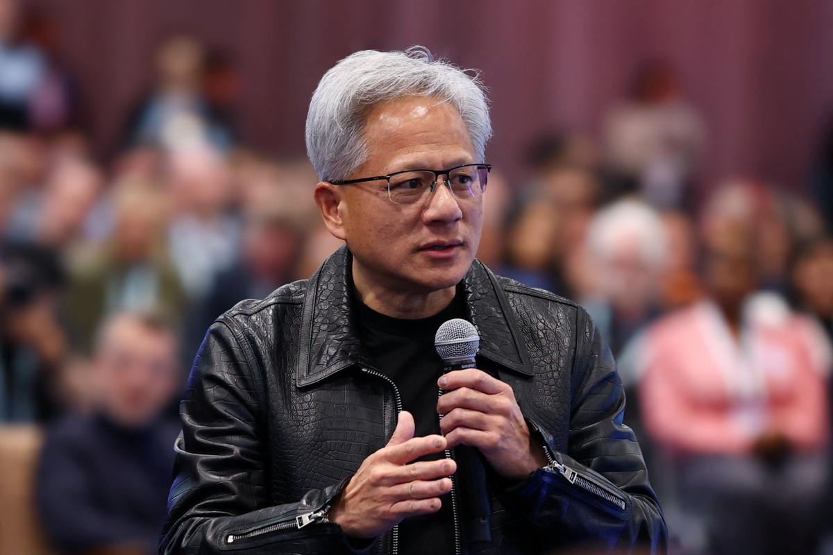 Ông Jensen Huang - CEO Nvidia (ảnh: Reuters)
