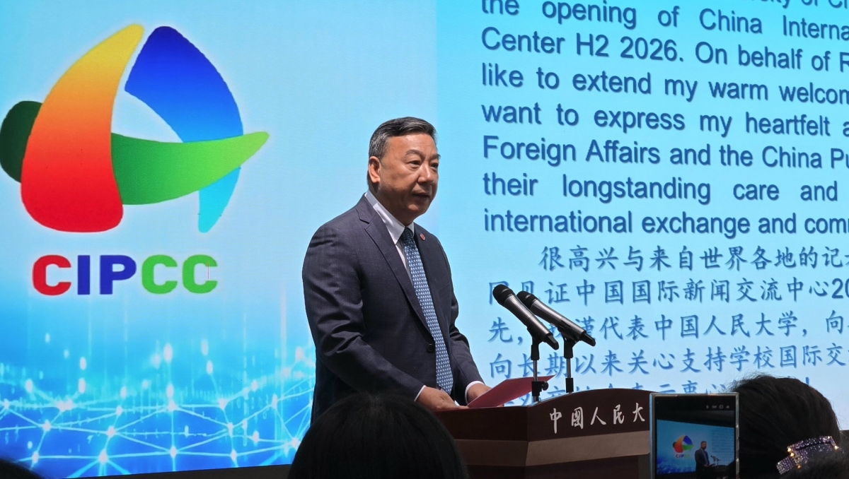 Giáo sư Trương Đông Cương - Bí thư Đảng uỷ Đại học Nhân dân Trung Quốc (RUC)