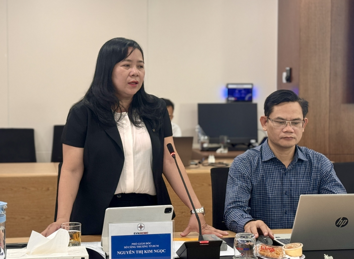 Bà Nguyễn Thị Bích Ngọc, Phó Giám đốc Sở Công thương TP.HCM.